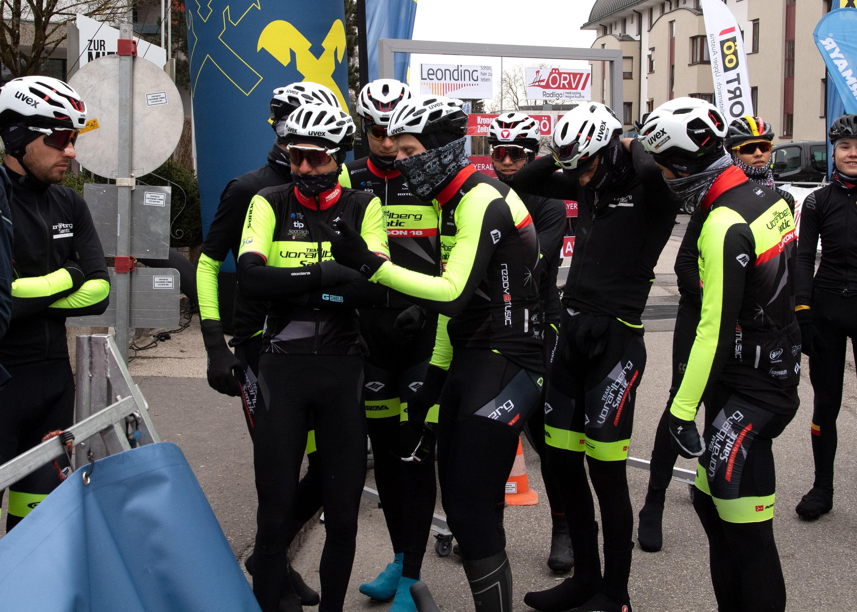 Team Vorarlberg  Herren Elite, U23, Radliga, 60. Radsaison-Eröffnungsrennen Leonding, Oberösterreich 