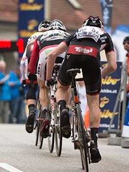 Patrick Bosman, Tirol Cycling Team am Schlossberg