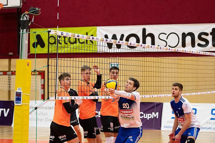 Adrien Prevel (FRA, Lausanne UC) Volleyball CEV Challenge Cup VCA Amstetten NÖ vs Lausanne UC (Schweiz)