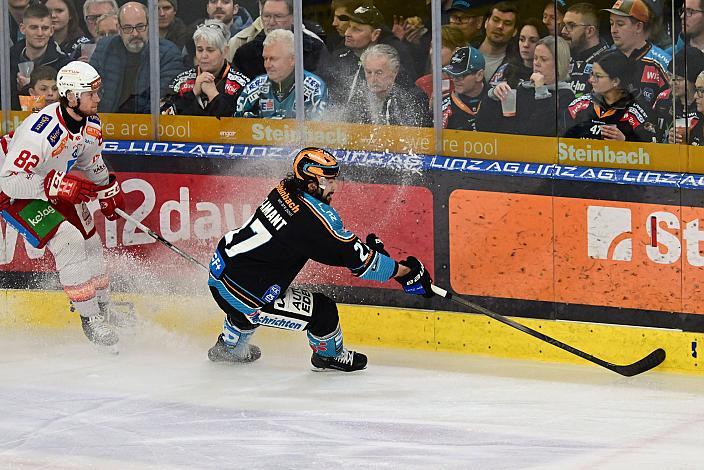 Shawn St.Amant (Steinbach Black Wings Linz) Semifinale 4, Win2Day ICE Hockey League, 4. Semifinale, Steinbach Black Wings Linz vs EC KAC,  Linz AG Eisarena 