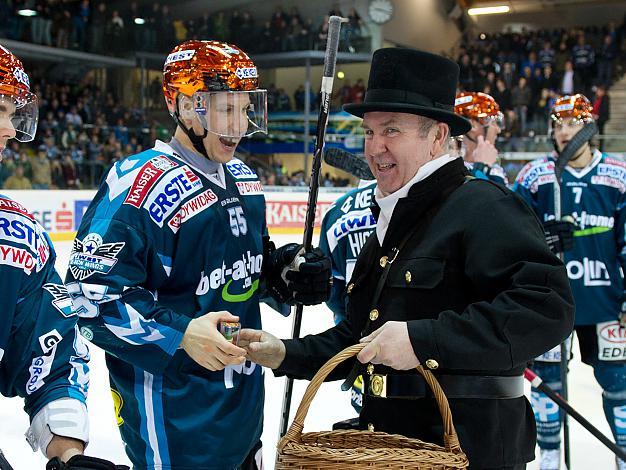 Robert Lukas und der Rauchfangkehrer, EHC Liwest Black Wings Linz vs HC TWK Innsbruck