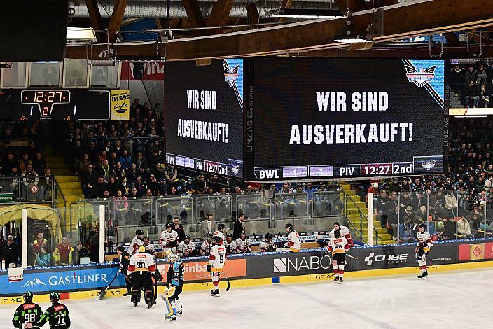 Ausverkauft Win2Day ICE Hockey League,  Steinbach Black Wings Linz vs Pioneers Vorarlberg,  Linz AG Eisarena 