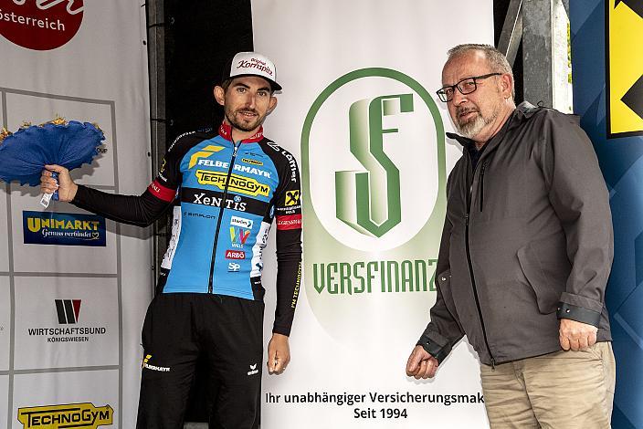 Bergpreissieger Andi Bajc (SLO, Team Felbermayr Simplon Wels) 1. Mühlviertler Hügelwelt Classik, Königswiesen,  U23, Elite Damen und Herren