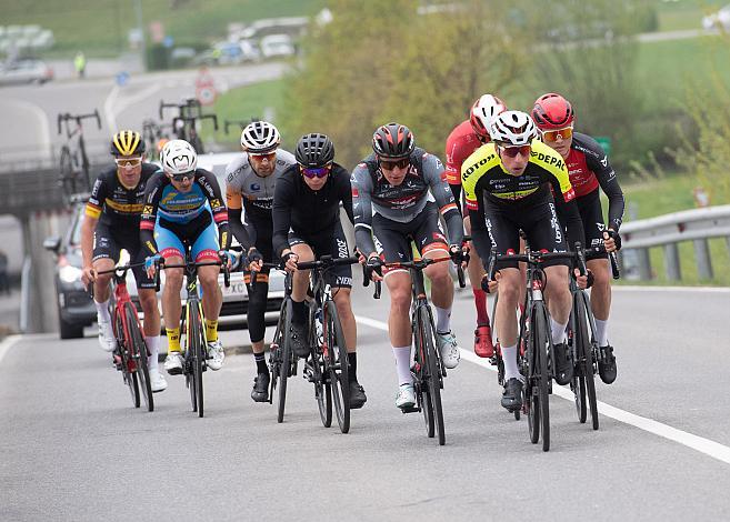 Lukas Meiler, GER (Team Vorarlberg), Florian Kierner (AUT, Tirol KTM Cycling Team) Herren Elite, U23, Radliga, GP Vorarlberg, Nenzing