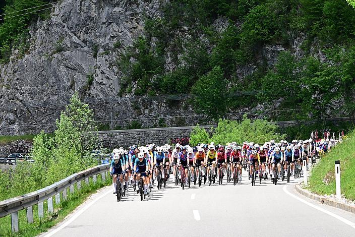Das Peloton unterwegs im Ybbstal zum Hochkar, Ybbsitz - Hochkar, Sportland NÖ women tour