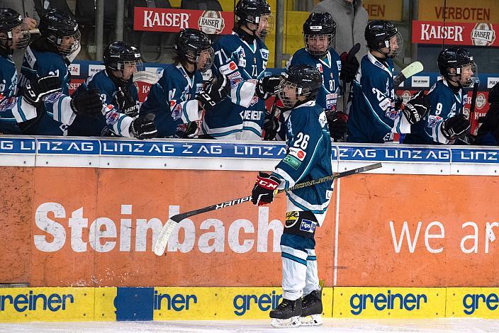 Jan Grüllenberger (Eishockey Akademie Oberösterreich) Eishockey Akademie Oberösterreich vs EHC LustenauU16 Meisterschaft Oesterreich, U16 Nachwuchsliga, Eishockey,  