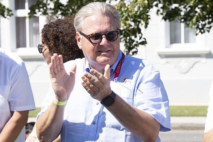Dir. Harald Mayer, (ÖRV Präsident) ÖSTM Einzelzeitfahren,  Lutzmannsburg, Österreichische Staatsmeisterschaft U23, Elite Damen und Herren