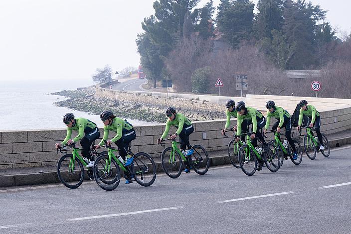 Trainingscamp Porec, Kroatien, Team Hrinkow Advarics Cycleang, UCI Continental Team, 