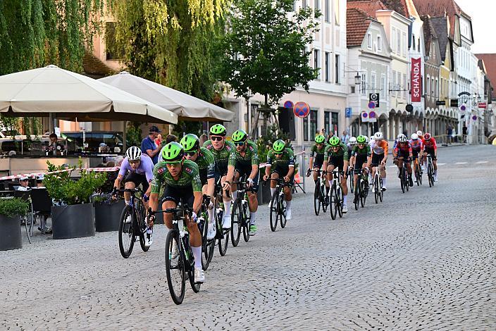 Team Hrinkow Advarics in der Führung beim 28. Int. ASVÖ - HRINKOW City Kriterium Steyr, Herren Elite, ÖRV, Radsport, Mountainbike, ELITE Rennrad
