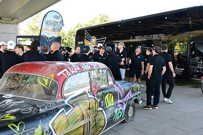 Die Steinbach Black Wings Linz,  TeamPräsentation,  Steinbach Black Wings Linz