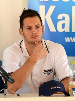 Philipp Lukas, Liwest Black Wings Linz, Pressekonferenz fuer die Saison 2012-2013,  
