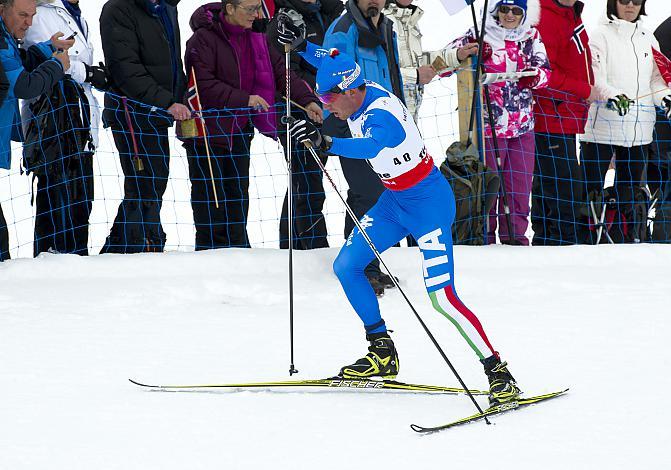 #40 Fabio Clementi, AUT, Nordische Ski WM 2013, Val di Fiemme, Tesero, 15km Herren