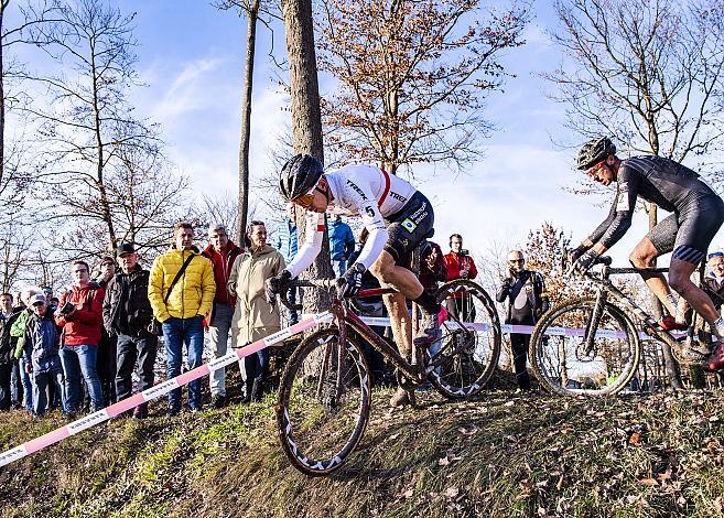 v.l. Marek Konwa (POL), Emil Hekele (CZE),  11. Int. SPARKASSEN Radquerfeldein GP Stadl-Paura - Int. UCI C2 - 8. Dezember 2019