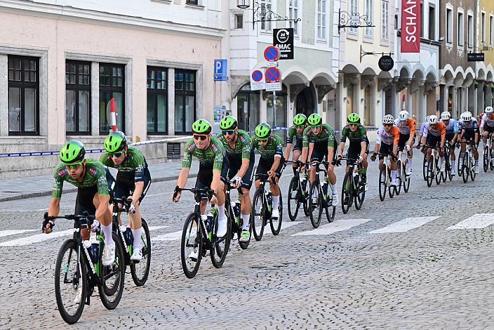 Team Hrinkow Advarics in der Führung beim 28. Int. ASVÖ - HRINKOW City Kriterium Steyr, Herren Elite, ÖRV, Radsport, Mountainbike, ELITE Rennrad