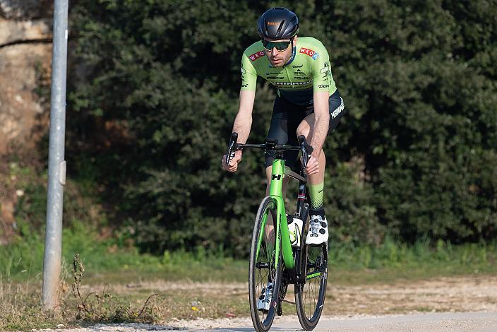 Jonas Rapp (GER, Hrinkow Advarics) Trainingscamp Porec, Kroatien, Team Hrinkow Advarics Cycleang, UCI Continental Team, 