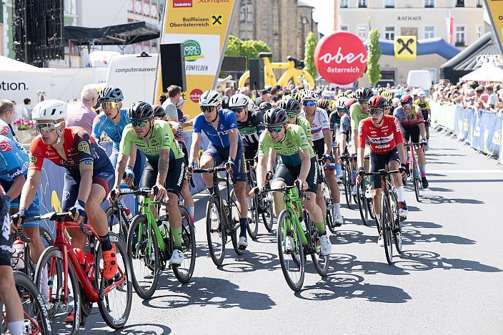 Riccardo Verza (ITA, Hrinkow Advarics), Timon Loderer (GER, Hrinkow Advarics) 2. Etappe Wels - Bad Leonfelden, Int. Raiffeisen Oberösterreich Rundfahrt UCI Kat. 2.2