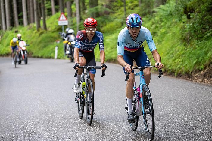 Adrien Maire (FRA, TDT - Unibet Cycling Team) Etappen und  Gesamtsieger der 14. Oberösterreich Rundfahrt, Riccardo Zoidl (AUT, Team Felt - Felbermayr)  St. Florian - Höss, Hinterstoder , 14. Int. Raiffeisen OÖ-Radrundfahrt UCI Kat. 2.2