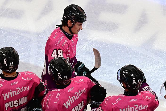 Graham Knott (Steinbach Black Wings Linz) ICE, Steinbach Black Wings Linz vs HC Tiwag Innsbruck - Die Haie Linz, AG Eisarena 