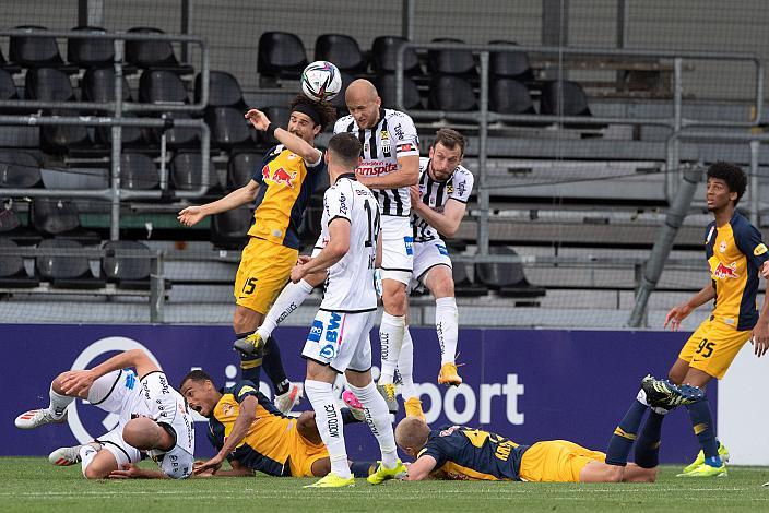 Andre Ramalho (FC Red Bull Salzburg), Gernot Trauner (LASK Linz), Husein Balic (LASK), Petar Filipovic (LASK Linz),  Lask vs Red Bull Salzburg, Fussball, Bundesliga