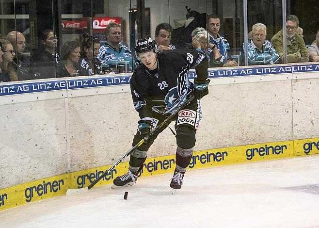 Mark McNeill (EHC Liwest Black Wings Linz)  Testspiel, EHC Liwest Black Wings Linz vs CEZ Motor Ceske Budejovice