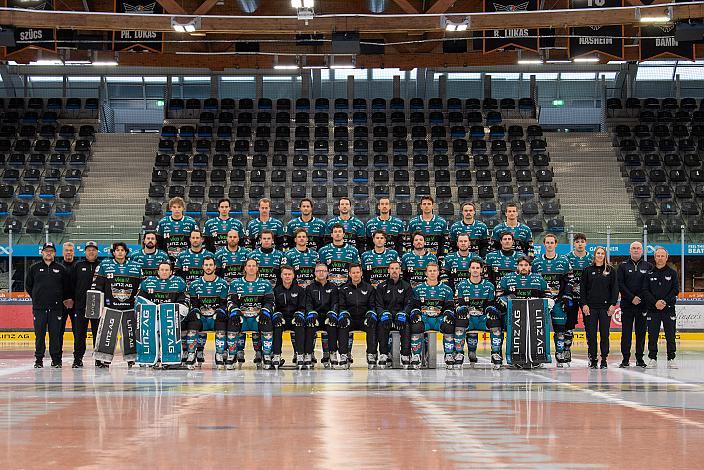 Teamfoto, Kader 2026/2027. Steinbach Black Wings Linz