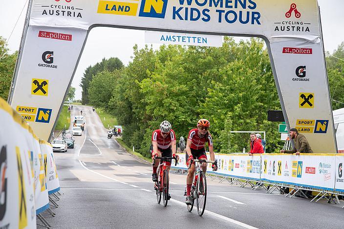 Lea Sophie Unterköfler (AUT), Emelie Bauböck (AUT) 01.06.2024. 3. Etappe, Amstetten,  Sportland NOE WOMENS  KIDS Tour