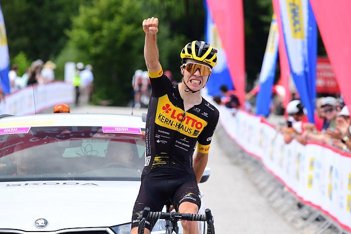 Sieger Mauro Brenner (GER, TEAM LOTTO KERN-HAUS PSD BANK) Drei Länder Meisterschaft U23,  Austria
