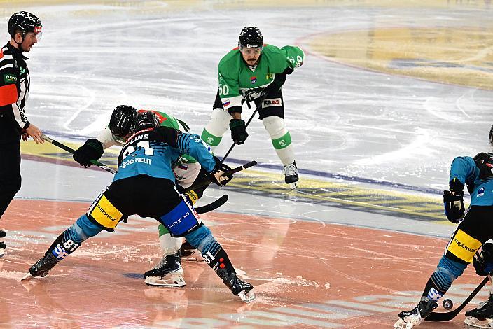 Sean Collins (Steinbach Black Wings Linz), Jonathan Oschgan (Steinbach Black Wings Linz), 22. Runde ICE, Steinbach Black Wings Linz vs HK Olimpija Ljubljana, Linz AG Eisarena 