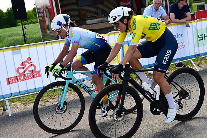 Nadja Heigl (AUT, Rapso - SU Bikestore CC), Gesamtführende Caroline Schad (DEN,  Team Friis) Sportland NÖ women tour