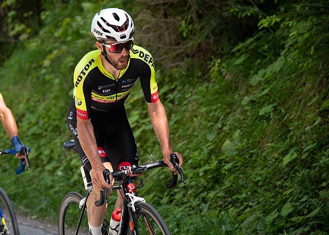 Etappen und Gesamtsieger, Alexis Guerin (FRA, Team Vorarlberg) 3. Etappe Traun - Hinterstoder, Int. Raiffeisen Oberösterreich Rundfahrt UCI Kat. 2.2