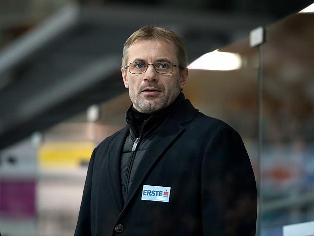 Trainer Laibach, Ivo Jan, EHC Liwest Black Wings Linz vs HDD Telemach Olimpija Ljubljana