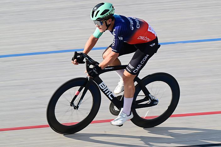 Niklas Wiesmayr (AUT, Decathlon CMA CGM U19 Team) Junioren Herren Elite, U23, Bahn Staatsmeisterschaft Punkterennen