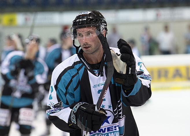Aaron Brocklehurst (EHC Liwest Black Wings Linz) Eishockey Testspiel, EHC Liwest Black Wings - CEZ Motor Ceske Budejovice
