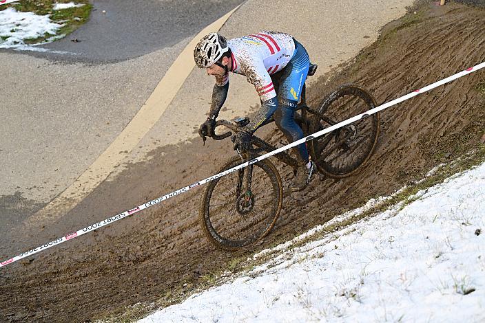 Daniel Federspiel (AUT, Team Felbermayr Simplon Wels) Radquerfeldein GP um das Sportzentrum Gunskirchen, Rad Cyclo Cross, 