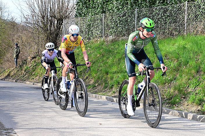 David Paumann (AUT, Hrinkow Advarics), Dominik Röber (GER, Team Vorarlberg), Nicolas Ginter (SUI, Tirol KTM Cycling Team),   65. Rad Saison Eroeffnungsrennen Leonding