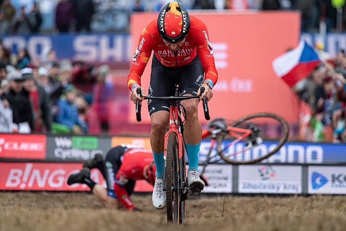 Heinrich Hausler (AUS, Bahrain - Victorious) UCI Cyclocross World Cup, Tabor CZ 