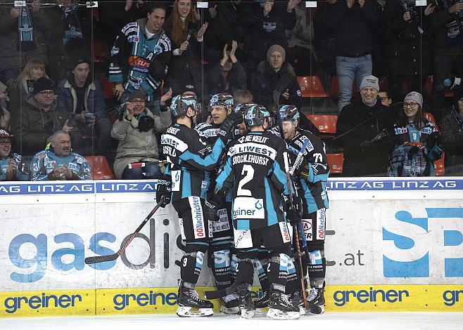 Linz feirt das 4 zu 0 EHC Liwest Black Wings Linz vs EC Panaceo VSV