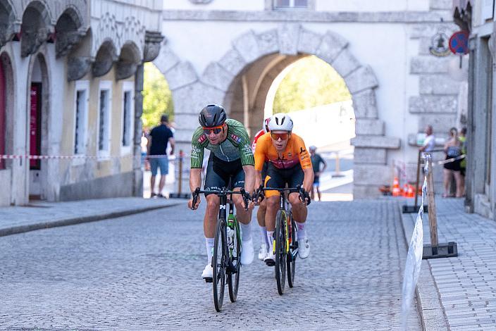 Die Ausreisser mit Sieger Loic Bettendorff (LUX, Hrinkow Advarics), , 2. Matthias Gusner (AUT, WSA KTM Graz), 3. Josef Dirnbauer (AUT, Cycling Team Schwingshandl),
 27. Int. ASVÖ - HRINKOW City Kriterium Steyr, Herren Elite, ÖRV, Radsport, Mountainbike, ELITE Rennrad