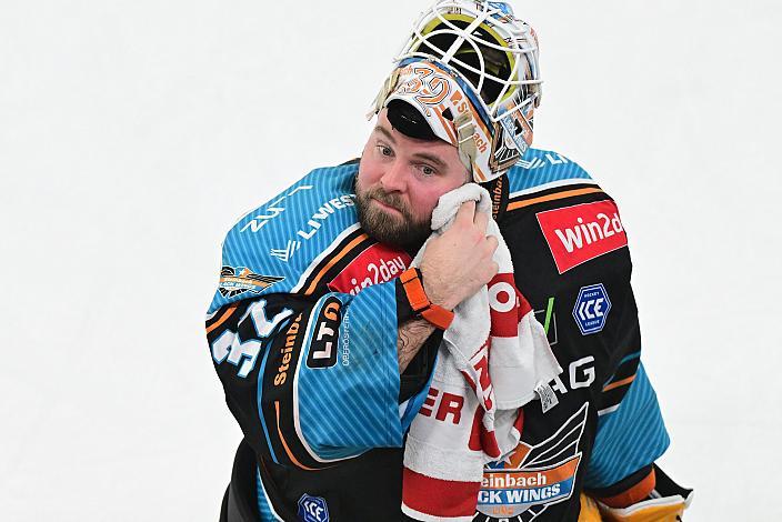  Tormann Rasmus Tirronen (Steinbach Black Wings Linz) Win2Day ICE Hockey League,  Steinbach Black Wings Linz vs Spusu Vienna Capitals,  Linz AG Eisarena 