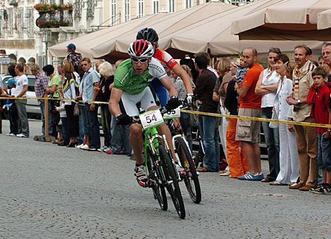 Ronald Kogler, Team OEAMTC Hrinkow Bikes Steyr beim 11. Hrinkow MTB Citykriterium, Kategorie Sportklasse.