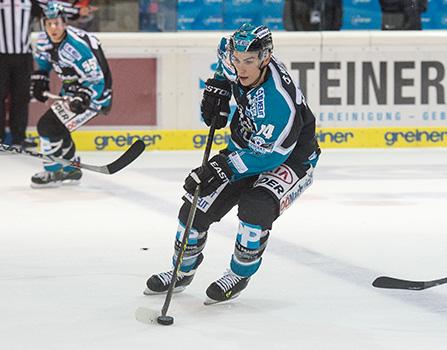 Daniel Oberkofler (EHC Liwest Black Wings Linz), EHC Liwest Black Wings Linz vs Graz 99ers