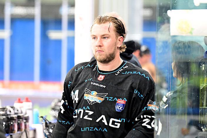 Kyle Topping (Steinbach Black Wings Linz) 9. Runde ICE, Steinbach Black Wings Linz vs HC Falkensteiner Pustertal, Linz AG Eisarena 