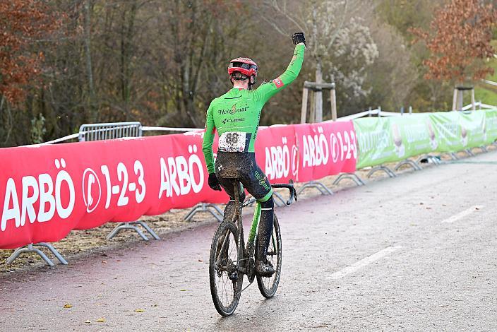 Sieger Fabian Eder (GER, Heizomat Radteam) Radquerfeldein GP um das Sportzentrum Gunskirchen, Rad Cyclo Cross,