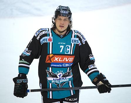 Brian Lebler (EHC Liwest Black Wings Linz)  EHC Liwest Black Wings Linz vs HC TWK Innsbruck Die Haie