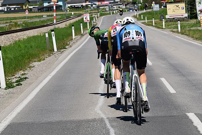 Sprintsieger Philipp Hofbauer (AUT, Team Vorarlberg), 2. Platz Riccardo Zoidl (AUT, Hrinkow Advarics), Luke Meyer-Eland (GBR, MaxSolar-Raymon), Herren Elite, U23, Road Cycling League Austria
