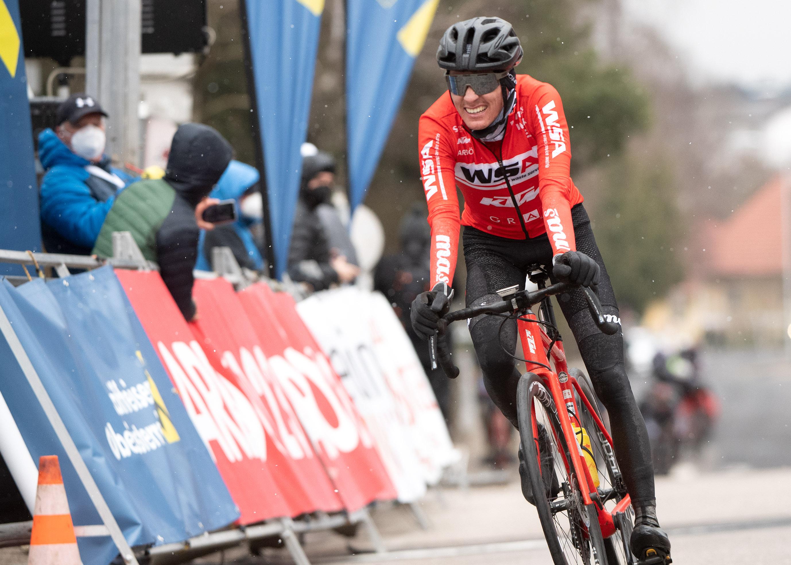 Martin Messner (AUT, WSA KTM Graz) Herren Elite, U23, Radliga, 60. Radsaison-Eröffnungsrennen Leonding, Oberösterreich 