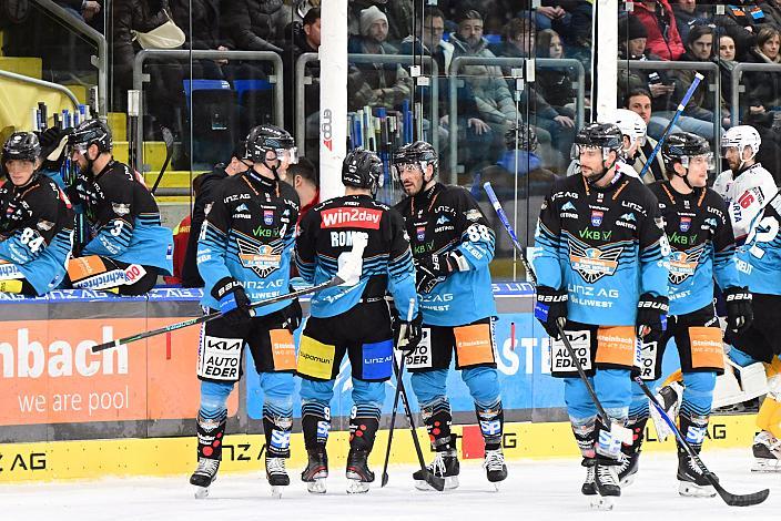34. Runde ICE, Steinbach Black Wings Linz vs Hydro Fehervar AV 19, Linz AG Eisarena 