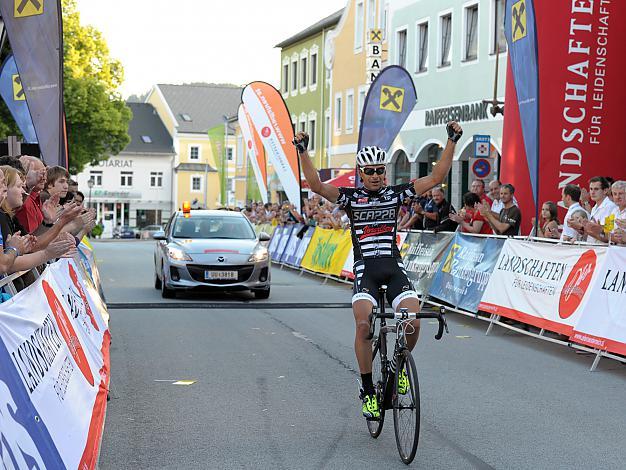 Robert Vrecer, Team Vorarlberg, siegt in Aigen, 1. Etappe, Linz Stahlwelt Aigen/Schlaegl