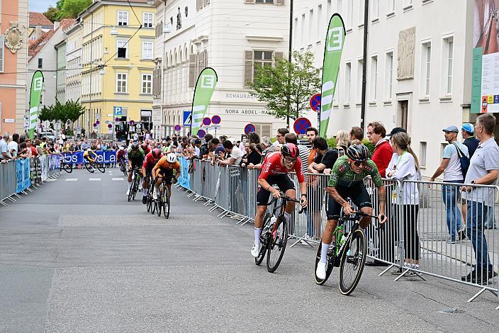 Riccardo Verza (ITA, Hrinkow Advarics), Philipp Hofbauer (AUT, WSA KTM Graz), Herren Elite, U23, Road Cycling League Austria, Altstadt Kriterium Graz 