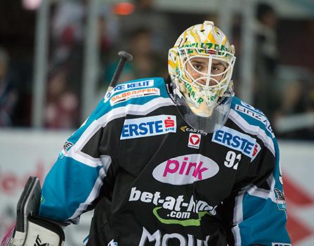 Thomas Dechel (EHC Liwest Black Wings Linz), EC Red Bull Salzburg vs EHC Liwest Black Wings Linz 